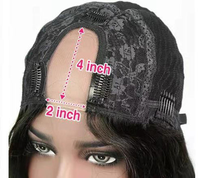 Virgin Brazilian Mink Curly U-Part wig