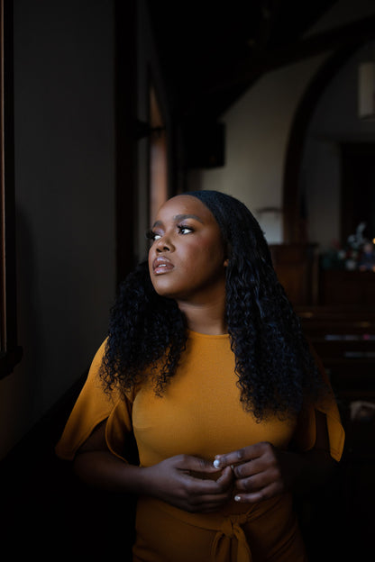 Virgin Brazilian Mink Curly U-Part wig