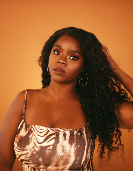 Deep Wave Frontal Wig