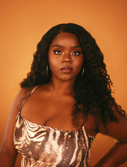 Deep Wave Frontal Wig