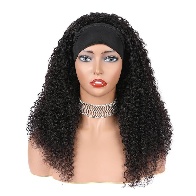 Kinky Curly Headband Wig