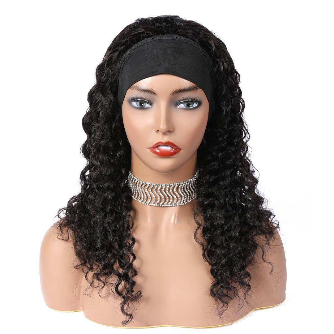 Natural Wave Headband Wig